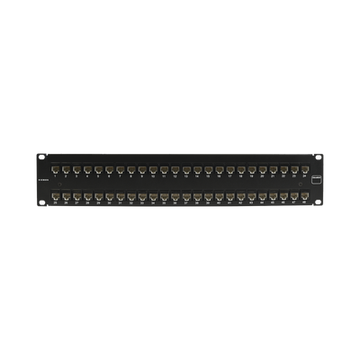 [UP5-F2-48L-RS] Patch Panel Ultramax. UTP, Precargado con Jacks Cat5e, 48 Puertos, Plano, 2U