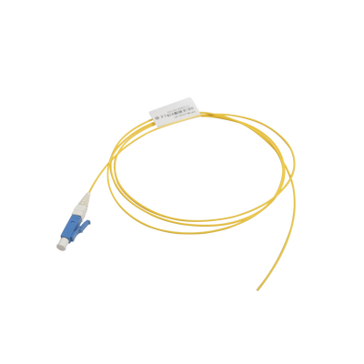[FP1B-LCUL-01] Pigtail de Fibra Óptica LC/UPC Simplex, Monomodo OS1/OS2 XGLO, OFNR, Color Amarillo, 1 Metro (3.28 Pies)