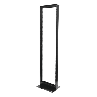 [RS1-07-S] Rack de Dos Postes Estándar de 19", Numerado, Fabricado en Acero y 45 Unidades de Rack, Color Negro