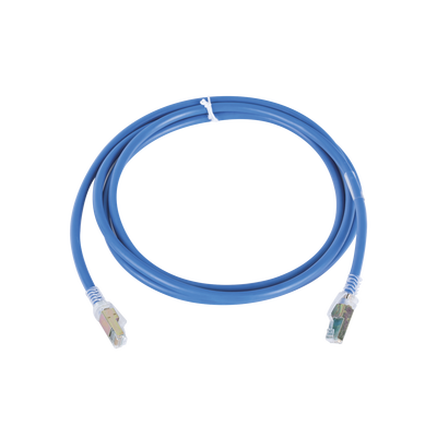 [ZM6A-07-06B] Patch Cord Z-MAX Cat6A UTP, CM, 2.13 Metros (7 Pies), Color Azul, Versión Bulk (Sin Empaque Individual)