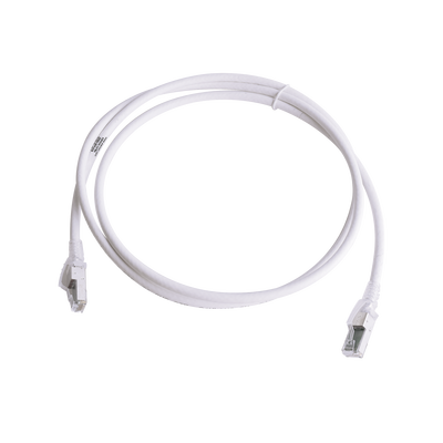 [ZM6A-S05-02B] Patch Cord Z-MAX Cat6A S/FTP, CM/LS0H, 1.52 Metros (5 Pies), Color Blanco, Versión Bulk (Sin Empaque Individual)
