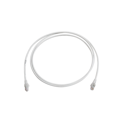[MC6-07-02] Patch Cord MC6 Modular Cat6 UTP, CM/LS0H, 2.13 Metros (7 Pies), Color Blanco