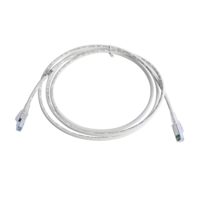 [ZM6A-S07-02] Patch Cord Z-MAX Cat6A S/FTP, CM/LS0H, 2.13 Metros (7 Pies), Color Blanco