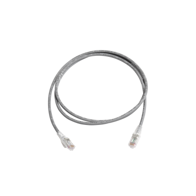 [MC6-05-04] Patch Cord MC6 Modular Cat6 UTP, CM/LS0H, 1.52 Metros (5 Pies), Color Gris