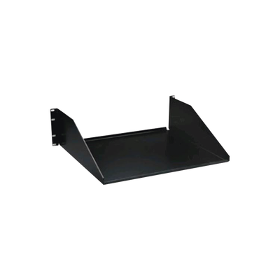 [SH-S19-01] Charola Para Soportar Equipos en Racks, de 19in, Solida, 3UR, Color Negro