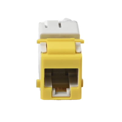 [U6-K05NS] Jack Ultramax Cat6, UTP, Tipo Keystone, Color Amarillo, Punch Down