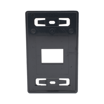 [MX-FP-S-02-01] Placa de Pared Modular MAX, de 2 Salida, Color Negro