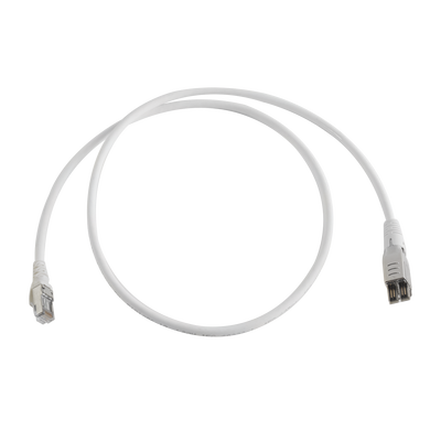 [T4A-S01M-B02L] Patch Cord TERA Cat6A 1/10G Ethernet, de 4 Pares y Conector Modular, LS0H, Color Marfil, 1 Metro (3.28 Pies)