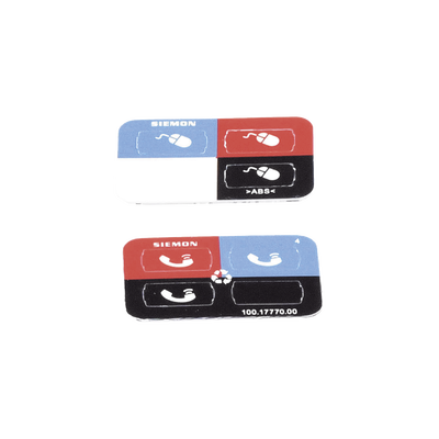 [Z-ICON-01B] Icono Ultramax para Identificación de Jacks, Color Negro, Bolsa con 100 Piezas