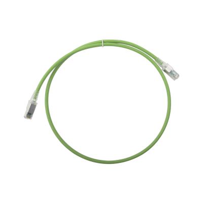 [ZM6A-S03-07B] Patch Cord Z-MAX Cat6A S/FTP, CM/LS0H, 0.91 metros (3 pies), Color Verde, Versión Bulk (Sin Empaque Individual)
