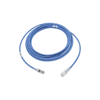 [MC6-20-06B] Patch Cord MC6 Modular Cat6 UTP, CM/LS0H, 20ft, Color Azul, Versión Bulk (Sin Empaque Individual)