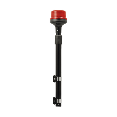 [SPT16R] Luz Telescópica para Motocicletas, 8 LED, Roja, SAE Clase I