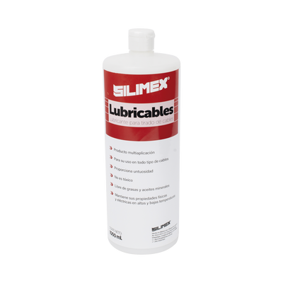 [LUBRICABLES-1LT] Lubricante Dieléctrico de Alta Eficiencia para Jalado de Cables Sin Daños / No es Tóxico y Compatible con Todo Tipo de Cable / Deslizamiento de Cables Seguro, Sin Fricción y Sin Riesgos / Presentación de 1 Litro