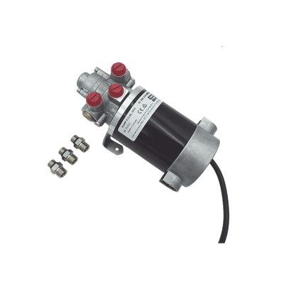 [000-15445-002] Bomba Hidráulica Reversible PUMP-3 / 12V DC / Flujo 1.6L (98 cu.in) por Minuto / Cilindro 160-550 cc (9.8 - 33.5 cu.in) / Conexiones ORB / Incluye 3 Adaptadores ORB-5 a 9/16 UNF / Compatible con SteadySteer