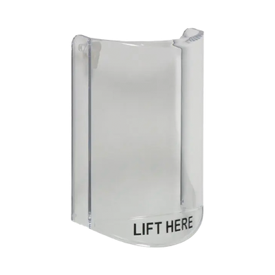 [STI-6517] Cubierta Protectora De Policarbonato, Súper Resistente, Sin Sonido, Texto En Ingles, Para Botones Multiusos Serie StopperÆ Station De STI