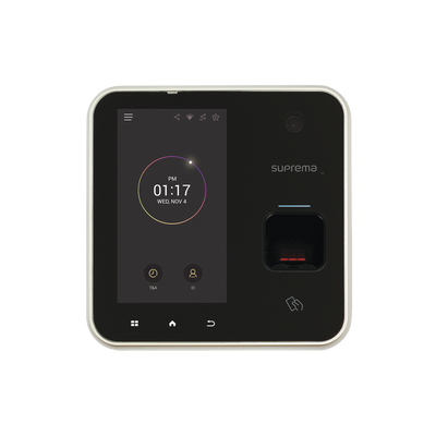 [BSA2OEPW] BioStation A2, Lector de Huella con Teclado Touch, Pantalla LCD 5", WiFi, PoE y Lector 125kHz EM