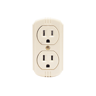 [SYS-136404] Contacto Dúplex 127 Vca, 15 A Max. Para Sobreponer (Sin perforar la superficie).