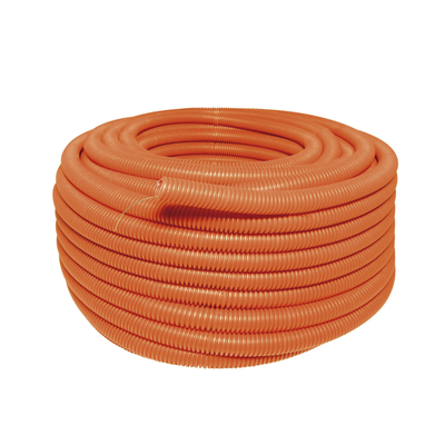 [SYS136853] Manguera Poliducto Corrugado 3/4" x 50 m, Con Guía, Polietileno Alta Densidad HDPE, Resistente a Intemperie.