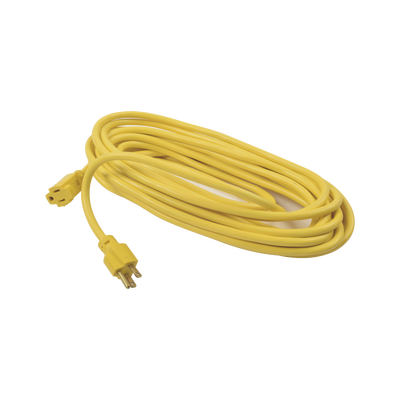 [SYS-136173] Extensión eléctrica de uso rudo aterrizada 10 metros / 127 V CA 10 A Máximo / Color Amarillo.