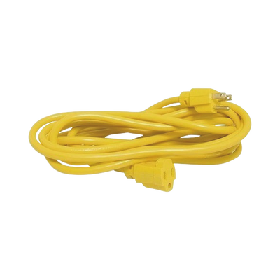[SYS-136172] Extensión Eléctrica de Uso Rudo Aterrizada 7.6 metros / 127 V CA 10 A Máximo / Color Amarillo.