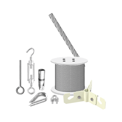 [KIT-RET-3M] Kit  de Sujeción de Mástil de 3 Metros a Piso de Concreto. 