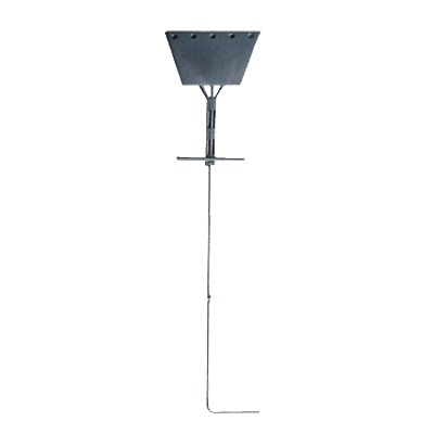 [SAZ-60G] Ancla tipo Paleta con Redondo 3/4", placa de 1/2", 195 cm de Largo, Galvanizado por Inmersión en Caliente.