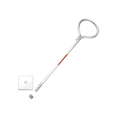 [SAR-45G] Ancla de Losa o Pared de 75 cm. de 12 cm diámetro de argolla Galvanizada por Inmersión en Caliente.