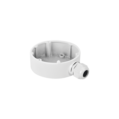 [DS-1280ZJD-M18-AX] Caja de Conexiones de Exterior para Cámaras Tipo Mini Domo / IP66 / Color Blanco 