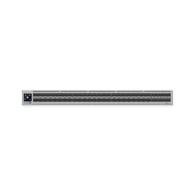 [ECS-AGGREGATION] UniFi Switch Enterprise Campus Aggregation, Capa 3, 48 puertos Etherlighting SFP28 de 25G, 6 puertos QSFP28 de 100G, 5 abanicos, ruteo dinámico BGP, doble fuente redundante, alta disponibilidad, enlace multichasis (MC-LAG)
