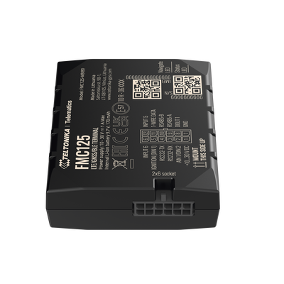 [FMC125] Avanzado Rastreador Vehicular (GPS) 4G LTE CAT 1 y 2G / Identificación de Conductores / Bloqueo Remoto / Detección de Jammer / Sensores Bluetooth / Múltiples I/O / Doble Sim / RS485 / RS232 / DualCam