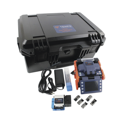 [FSP200-KIT1] Fusionadora de Fibra Óptica de Alineación por Núcleo con 6 Motores con Pérdida Típica (SM); 0.01 dB (MM); 0.04 dB) / Capacitación Básica Virtual Gratuita