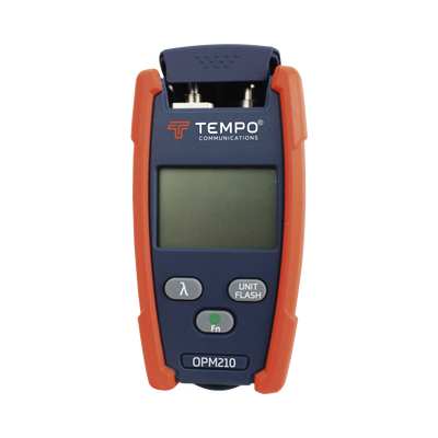 [OPM-210] Medidor de Potencia (Micro OPM) para Fibra Óptica con Localizador Visual de Fallos (VFL), Entrada Universal de 2.5 mm (para Conectores SC, ST y FC), Rango de Medición de -70 a +10 dBm