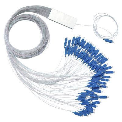 [TM-PLC-1X64UPC] Splitter (Divisor Óptico) tipo PLC, 1x64, conectores SC/UPC 