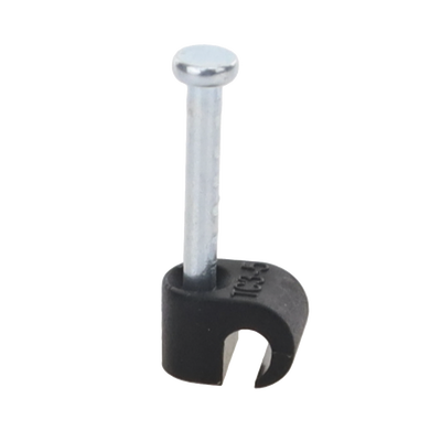[TC3-5RC] Grapa negra para Fibra óptica redonda de 3 mm (100pzs) (3101-00400)