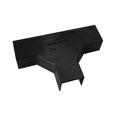 [TMK-1720-T-N] Sección en "T" Color Negro de PVC Auto Extinguible, Para Canaleta TMK-1720-N-CC (5240-02003)