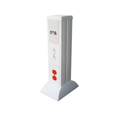 [TH-MIC] Mini Columna para Concentrar, Distribuir y Ordenar Cables de Energía Eléctrica o Puertos de Datos de Telecomunicaciones (10000-01000)