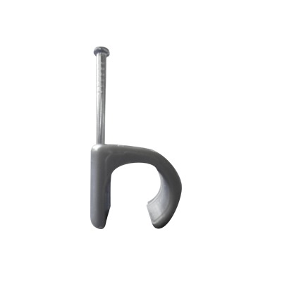 [TC-1420] Grapa para cable redondo de 14mm color gris (100pzs) (3105-00100) 