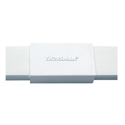 [TMK-1020-U] Pieza de unión color blanco de PVC auto extinguible, para canaletas TMK1020, TMK1020SD, TMK1020CD (5180-02001)