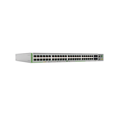 [AT-GS980MX/52PSM-10] Switch L3 Stackable, 40x 10/100/1000-T PoE+ , 8x 100M/1G/2.5G/5G-T PoE+, 4x SFP+ Ports, 370W