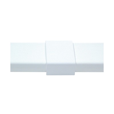 [PT-48-U] Pieza de unión color blanco de PVC auto extinguible, para canaleta PT48 (6180-01002) 
