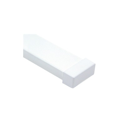 [PT-48-F] Tapa final blanca de PVC auto extinguible,  para canaleta PT48 (6190-01002) 