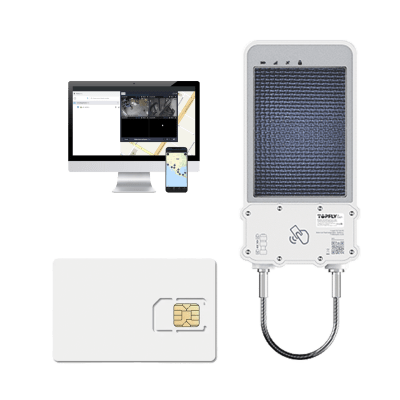 [SOLARGUARDX100KITCODE] kIT Cerradura Inteligente GPS con Energía Solar / SolarGuardX 100 / Seguimiento de Activos LTE Cat-M1 / Desbloqueo por RFID BLE OTA / Impermeable IP67 / Detección de Movimiento / Batería 14400mAh / + EPCOMGPSCODE + SIM500MB2Y 