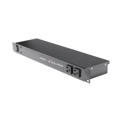 [SUP-RACK] Tomacorriente de 10 contactos para 120 Vca con Supresor de picos tipo "A" de 40 kA, Diseñado para Montaje en Rack de 19".