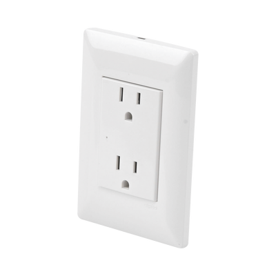 [INTELI-GROUND] Contacto Inteligente de Pared Doble 120, 15A, con Supresor de Picos Tipo A.