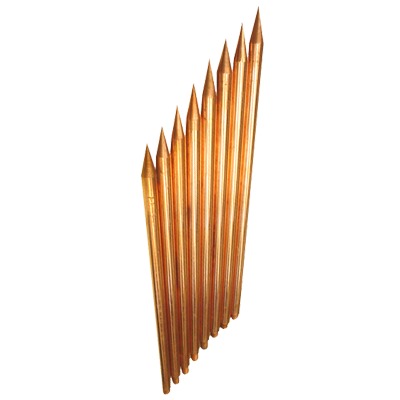[TG-VAR-1512] Varilla de Acero con Recubrimiento de Cobre Diámetro 1/2" de 1.5 m de Largo (1 Pieza).