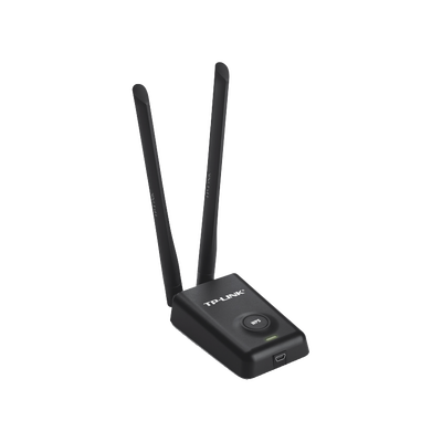 [TL-WN8200ND] Adaptador de alta potencia USB  inalámbrico/ WiFi N 300 Mbps / Frecuencia de 2.4 GHz / 2 Antenas Externas de 5 dBi / Compatibilidad Windows y Linux