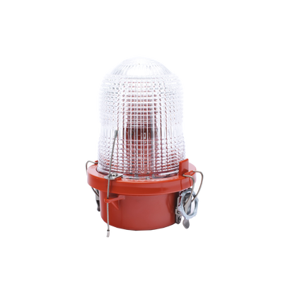 [OL1-VLED2-IR] Lámpara de Obstrucción Roja/ Luz Fija Tipo L-810, LED de baja intensidad/ 120 - 240 Vca/ Luz Infraroja