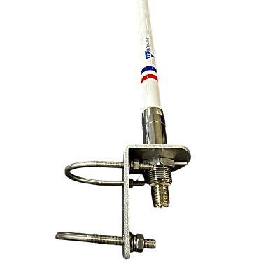 [TX-110V-SYS] Antena VHF Marina de Alto Rendimiento / 4 dBi / 156-163 MHz / Altura 1100 mm / Color Blanco / Conector SO239