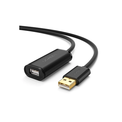 [10319] Cable de Extensión Activo USB 2.0 / 5 Metros / Macho-Hembra / Booster individual FE1.1S incorporado / Velocidad de hasta 480 Mbps / Ideal para impresoras, consolas , Webcam, etc.