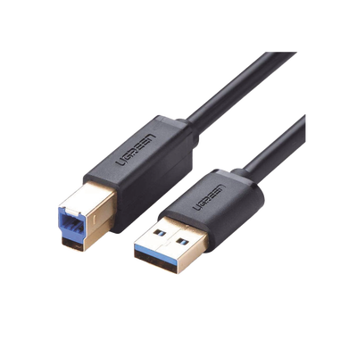 [10372] Cable USB-A 3.0 macho a USB-B macho / Ideal para Impresora, Escáner, Pianos, Barras de sonido, etc. / Plug & Play / Compatibilidad Universal / 2 metros